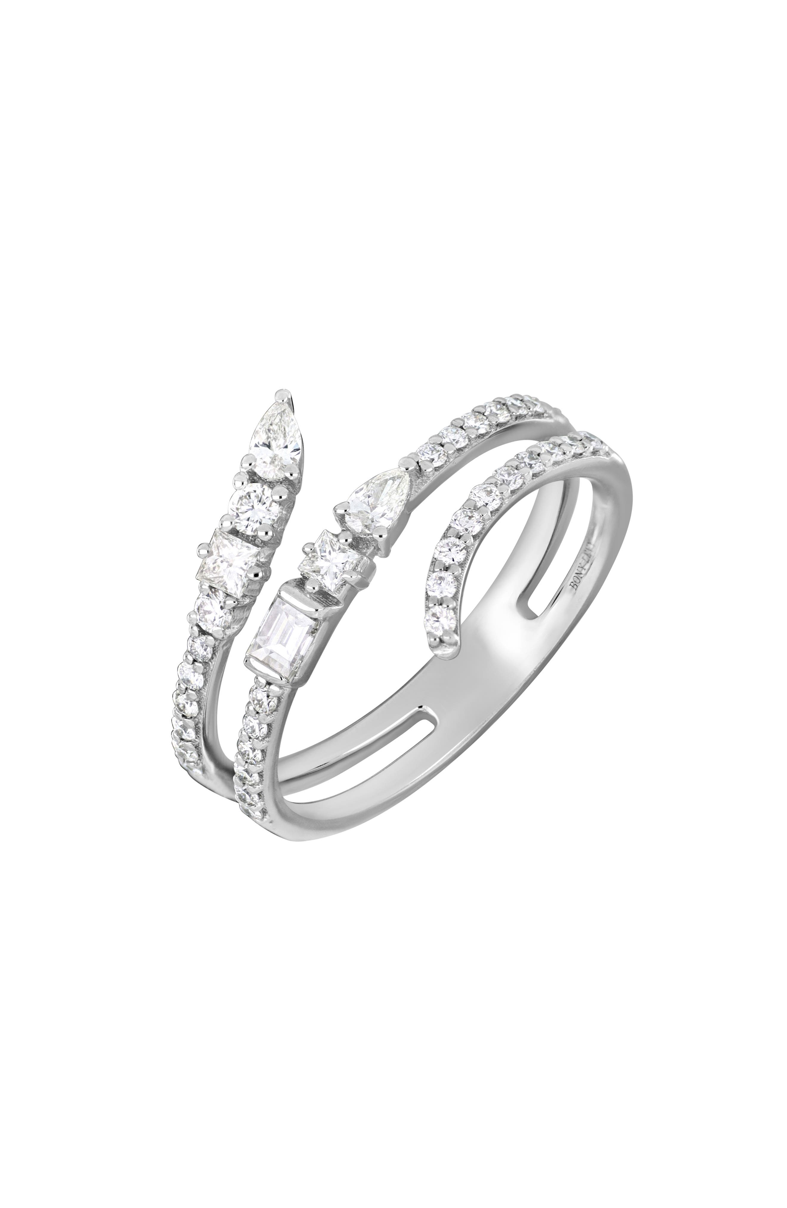 Maya 18k Gold Diamond Trend Ring