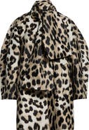 Givenchy Bow Scarf Short Coat