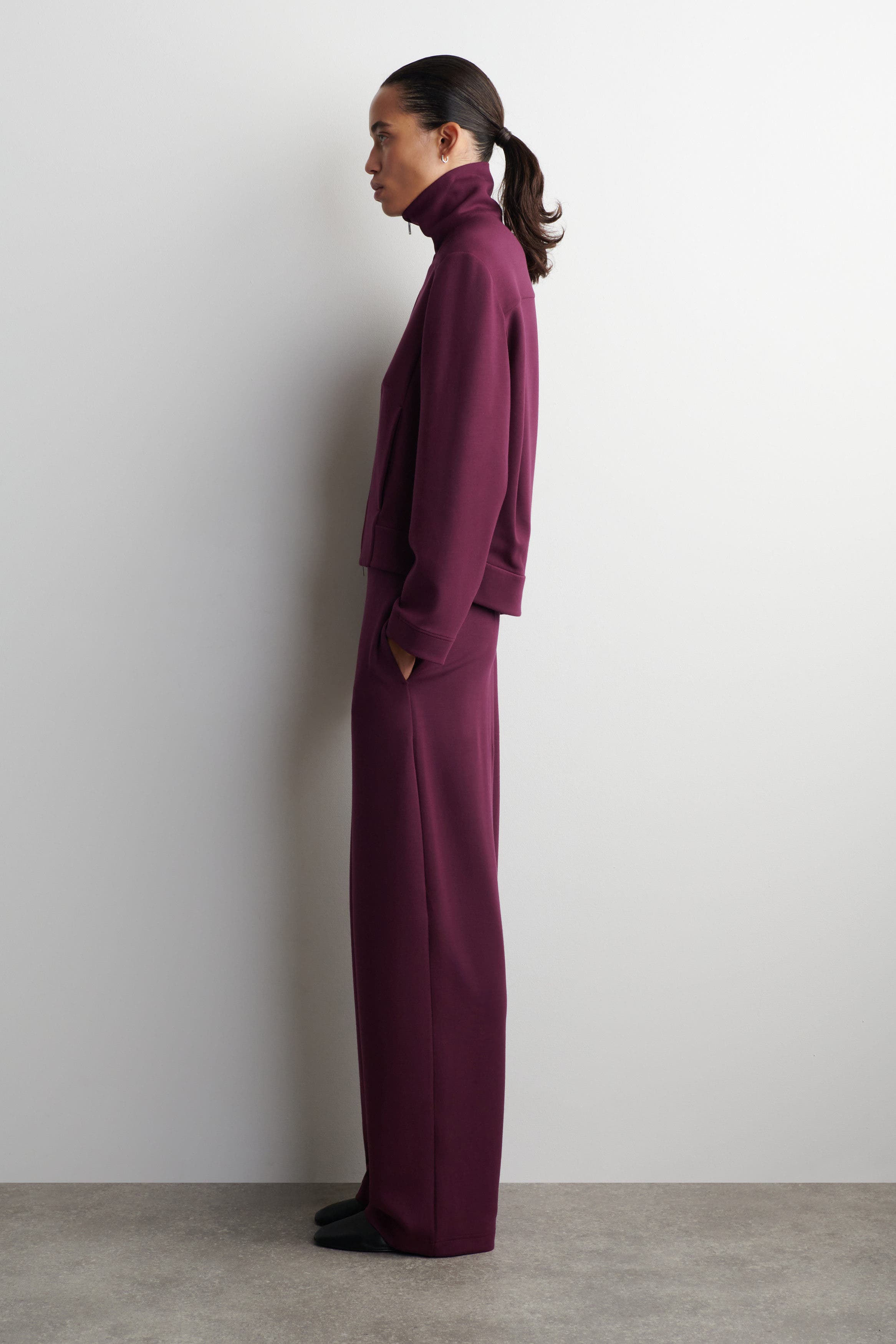 Scuba Knit Barrel Leg Joggers - image 4