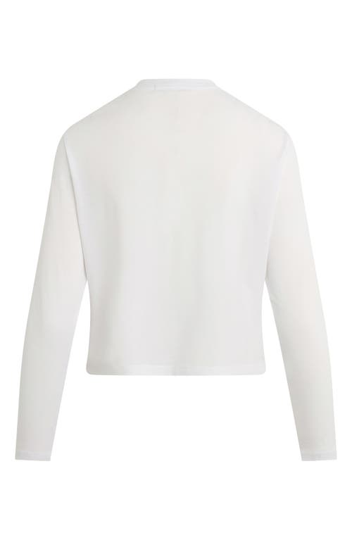 Favorite Daughter The Cropped Collegiate Long Sleeve Graphic T-shirt In Multi