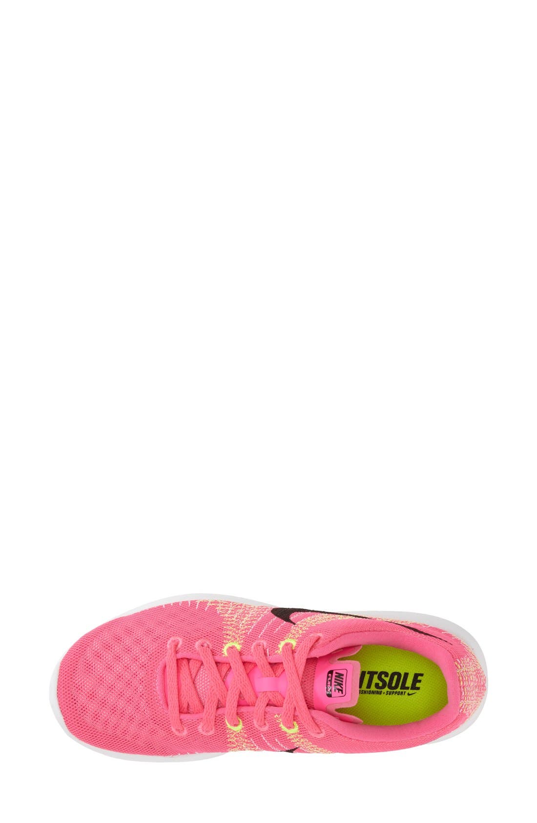 'Flex Fury' Running Shoe, Alternate, color, PINK/ LIME/ BLACK