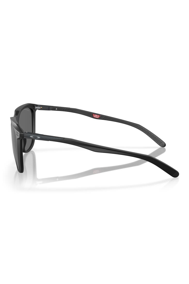 Thurso 54mm Prizm™ Round Sunglasses, Alternate, color, BLACK