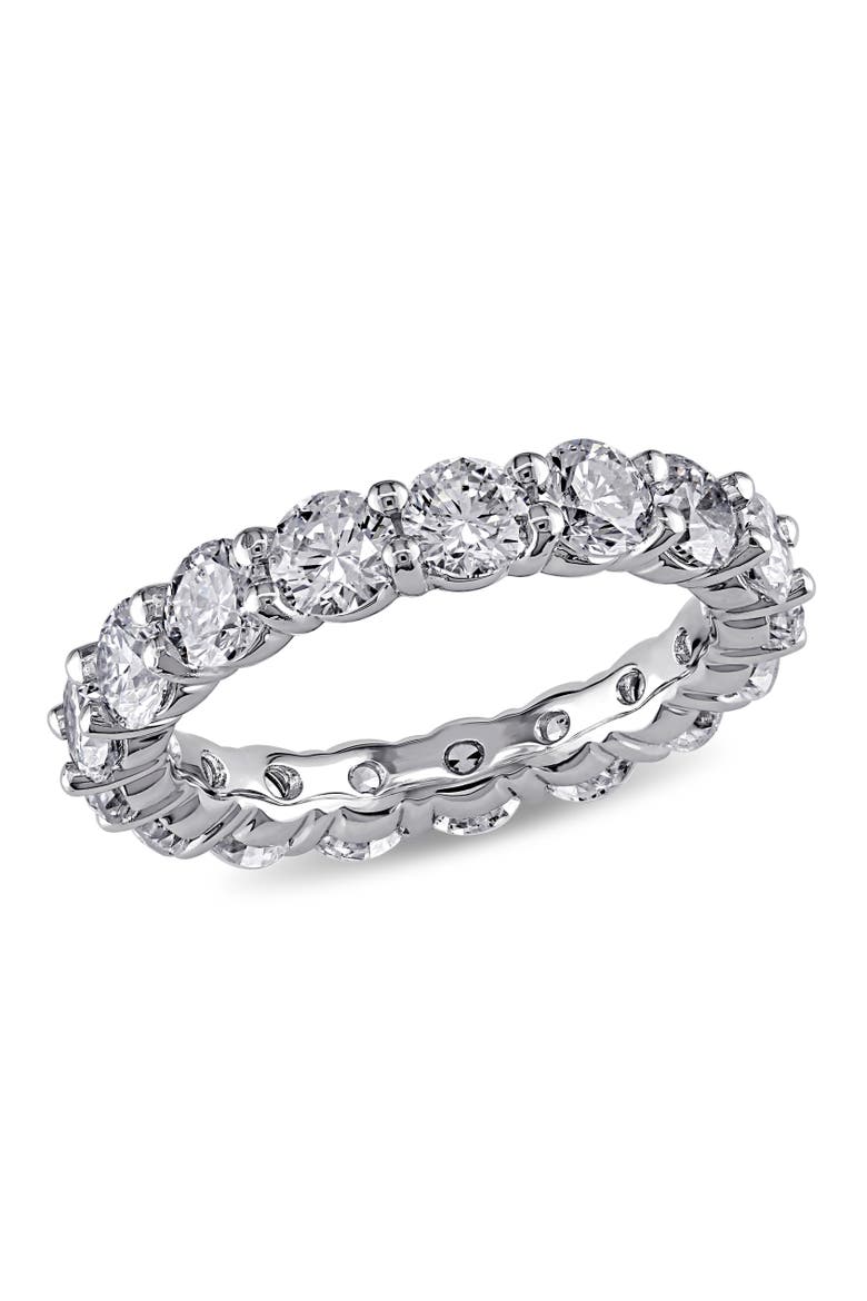 5 CTW Diamond Eternity Ring 18k, Main, color, 18K White Gold
