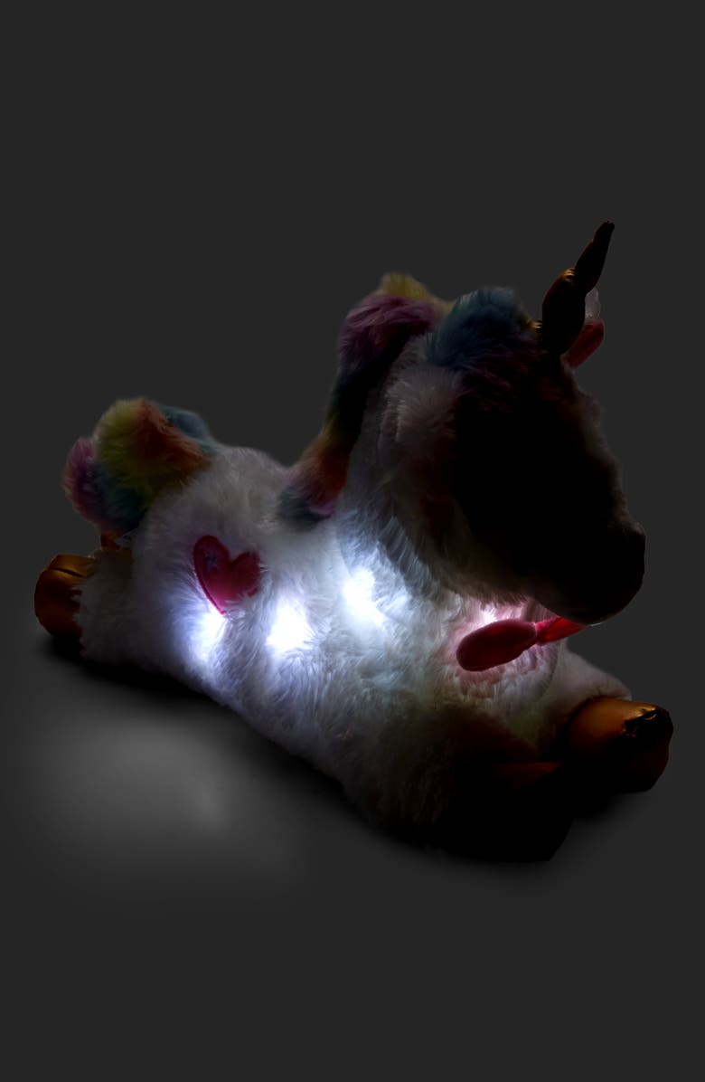 FAO Schwarz Musical & Light-Up Plush Unicorn, Alternate, color, 