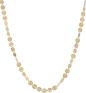 LANA Laser Disc Chain Necklace