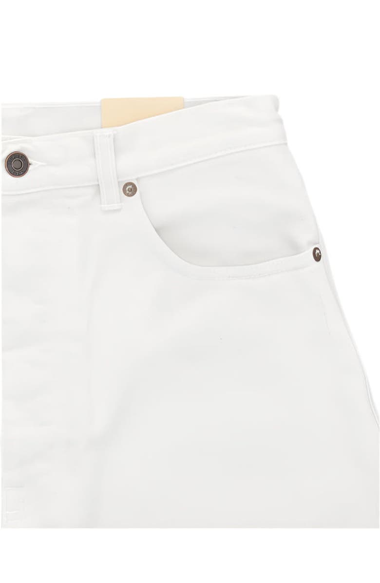 Fortela Jaron Wide-Leg Bull Cotton Trousers, Alternate, color, White