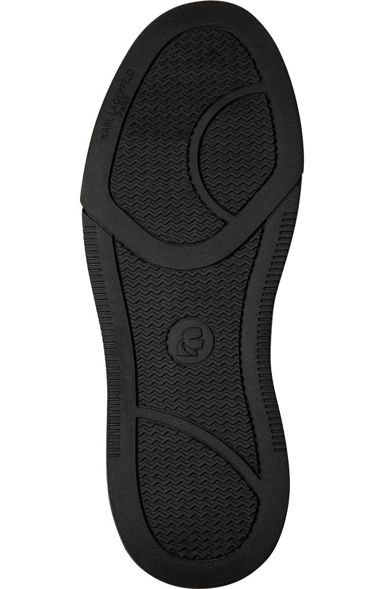 KARL LAGERFELD PARIS Auren Textured Knit Sneaker, Alternate, color, Black