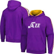 Mitchell & Ness Men's Mitchell & Ness Purple Utah Jazz Hardwood Classics Nights Raglan Pullover Hoodie
