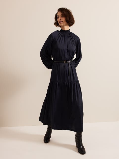 Ornella Belted Midi Dress