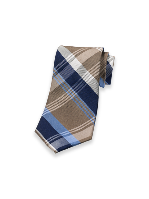 Patterned Woven Silk Tie