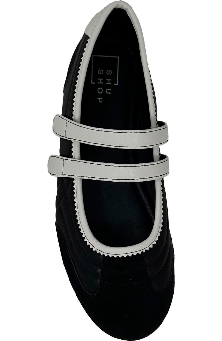 SHUSHOP Salome Flat, Alternate, color, Black