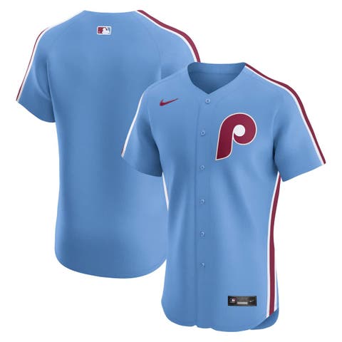 Men's Nike Light Blue Philadelphia Phillies Alternate Elite Jersey