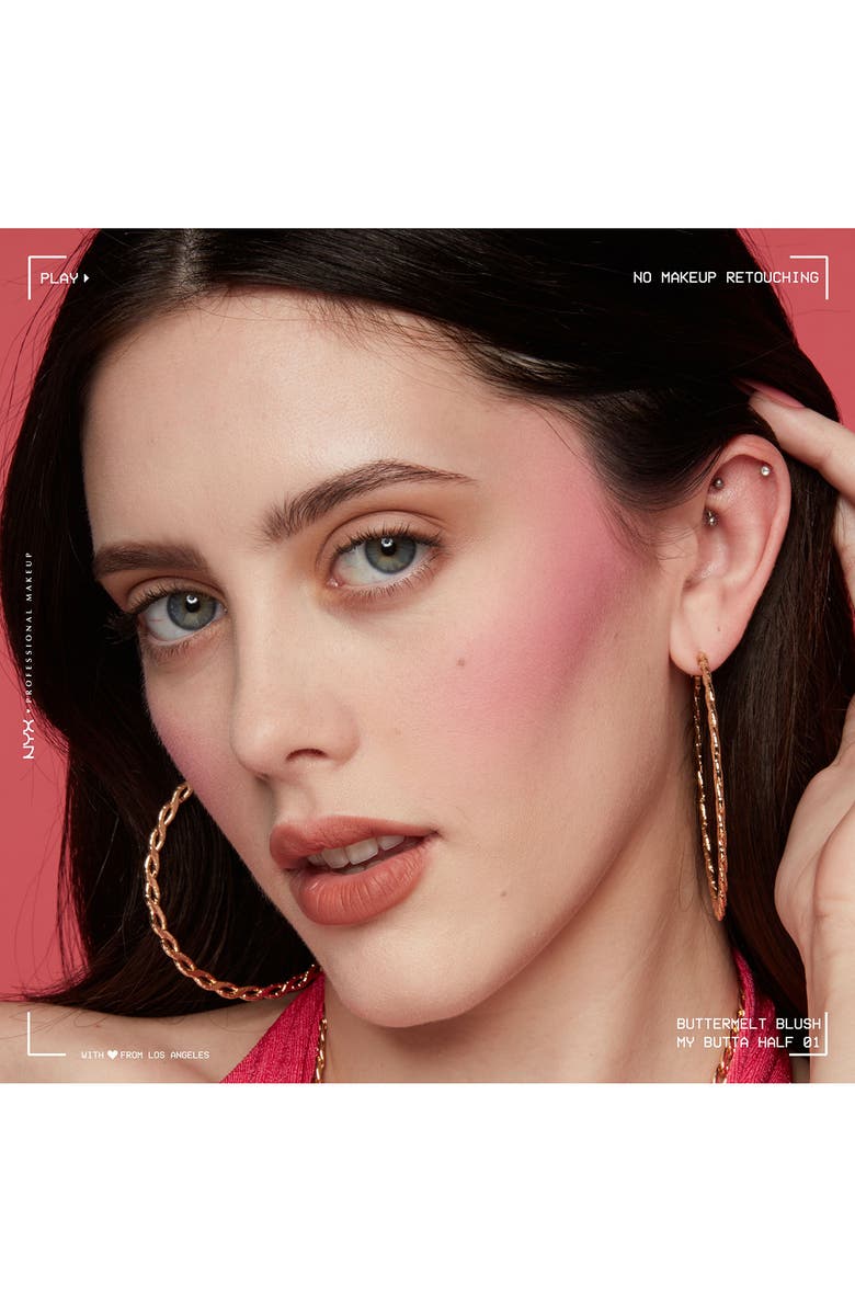 NYX PROFESSIONAL MAKEUP Buttermelt Blush, Alternate, color, My Butta Half
