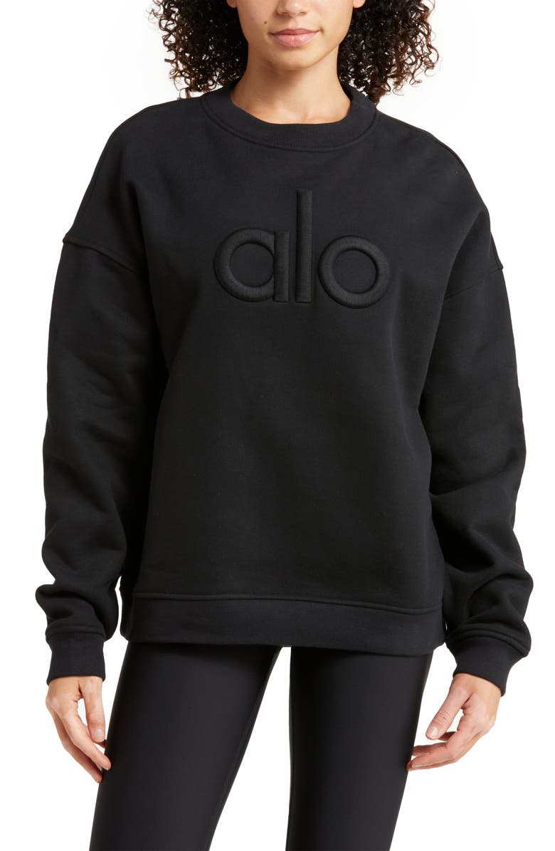 Alo Renown Emblem Sweatshirt, Main, color,