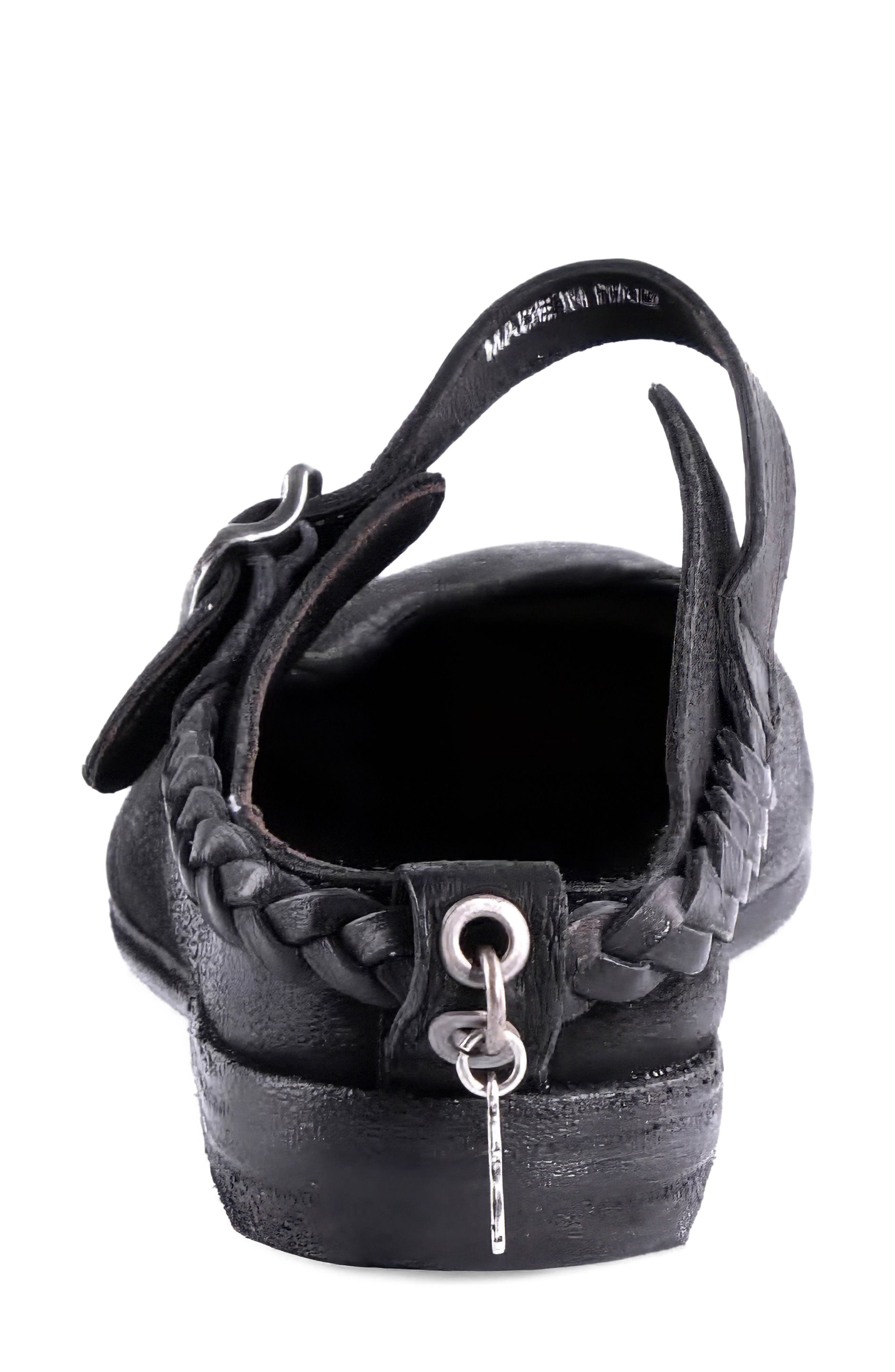 A.S.98 Zaria Mary Jane Flat, Alternate, color, Black
