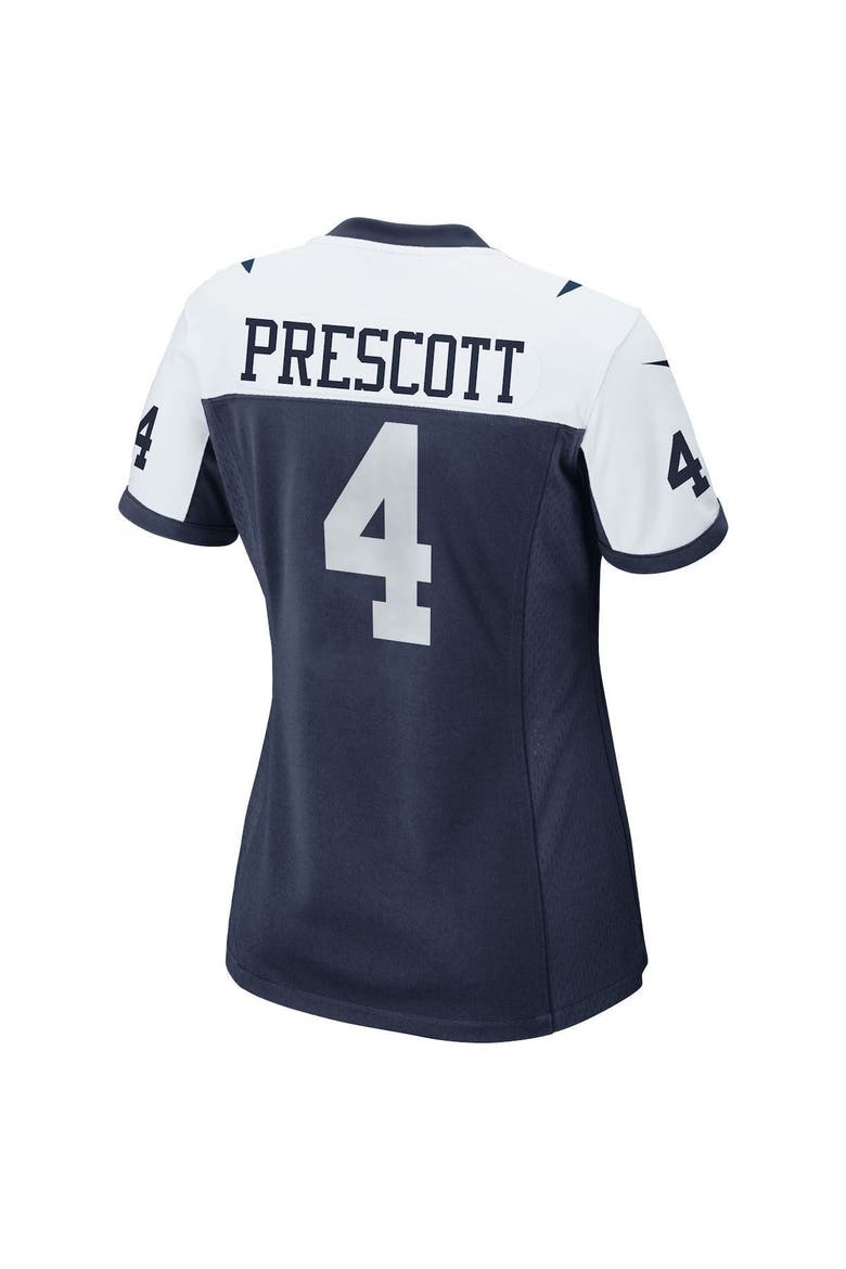 Women's Nike Dak Prescott Navy Dallas Cowboys Alternate Game Team Jersey, Alternate, color, NAVY