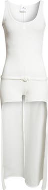 Courrèges Droptail Cotton Rib Unitard