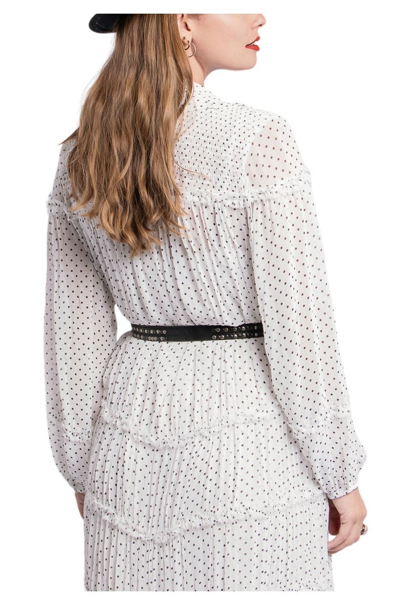 OLD TREND Ficus Genuine Leather Studded Refined Everyday Belt, Alternate, color, Black