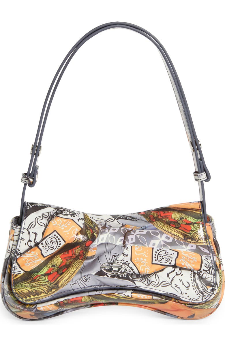 DIESEL<sup>®</sup> Play Faux Leather Clutch, Main, color,