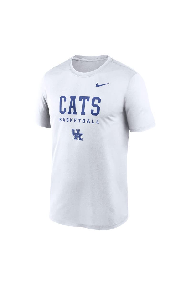 Nike Men's Nike White Kentucky Wildcats 2025 Courtside Basketball Legend Dri-FIT T-Shirt, Alternate, color, White