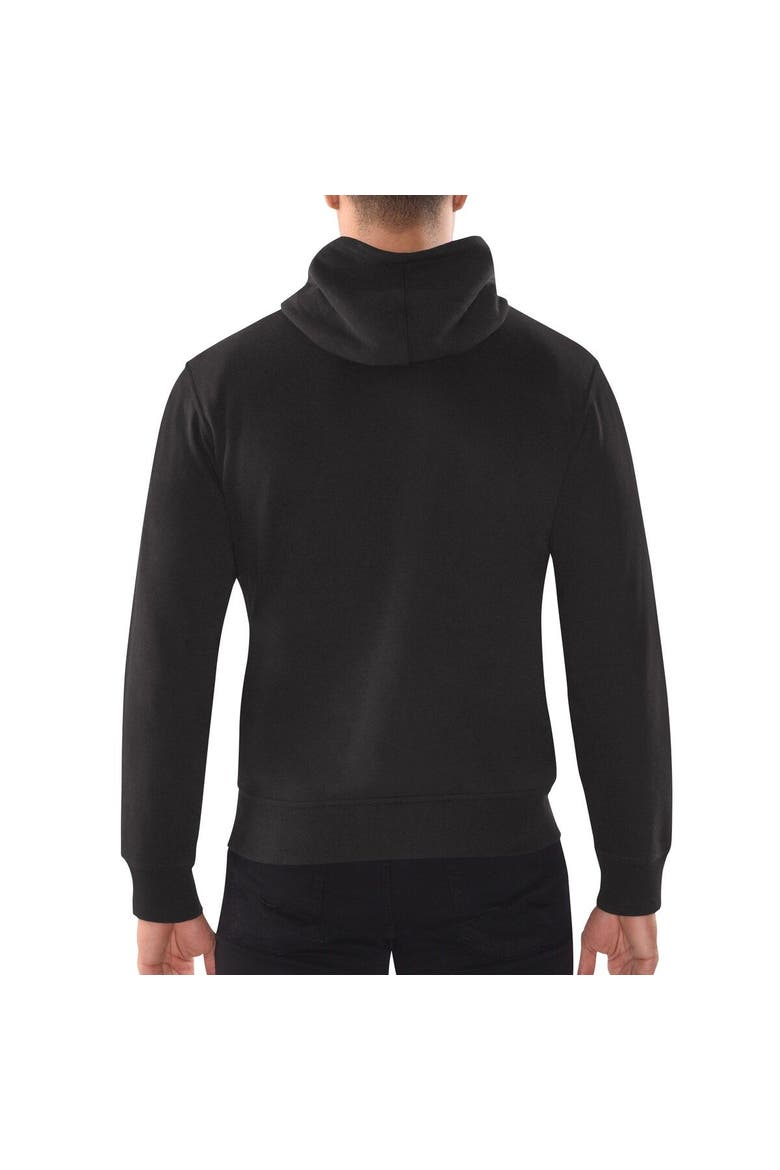 Men's Starter Black Atlanta Falcons Gridiron Classics Post Season Full-Zip Hoodie, Alternate, color, Black