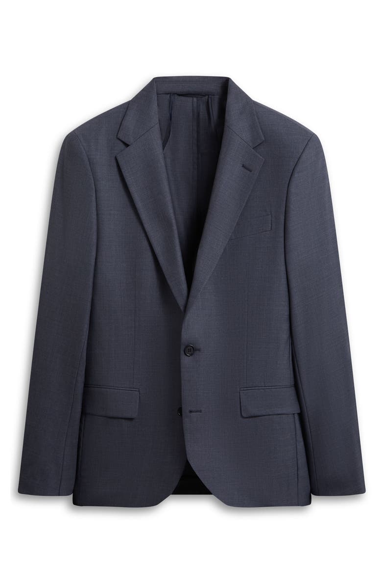 Bugatchi Solid Stretch Wool Travel Blazer, Alternate, color, Cobalt