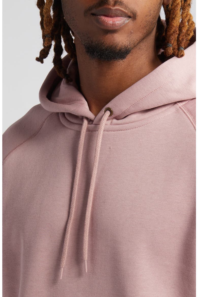 Chase Fleece Hoodie, Alternate, color, GLASSY PINK / GOLD