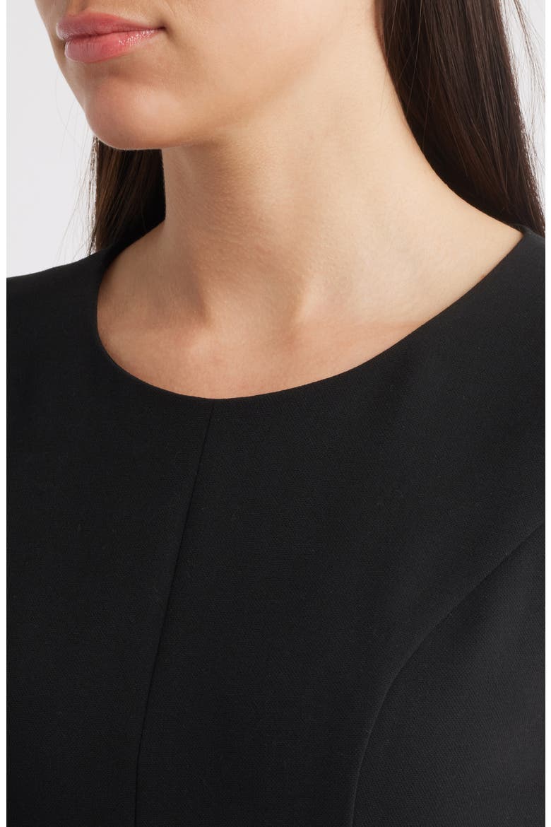 Kashton Sleeveless Sheath Dress, Alternate, color, BLACK