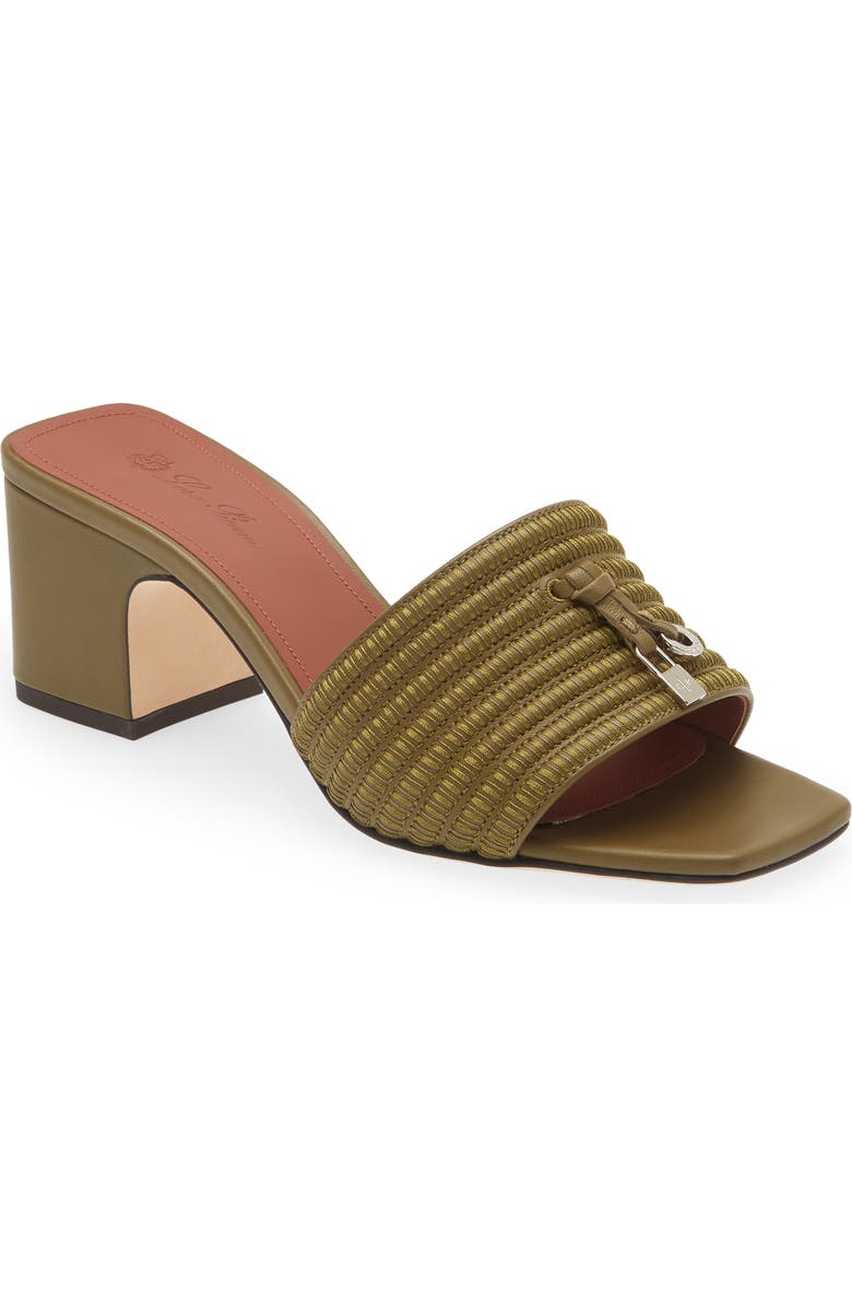 Loro Piana Spritely Charms Block Heel Sandal, Main, color,