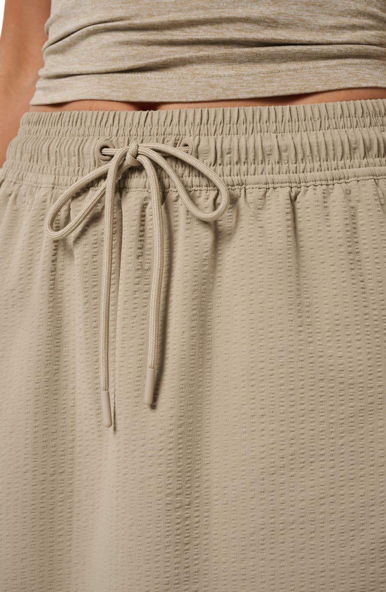 TravisMathew Breeze Blend Timeless Drawstring Skort, Alternate, color, Soft Taupe