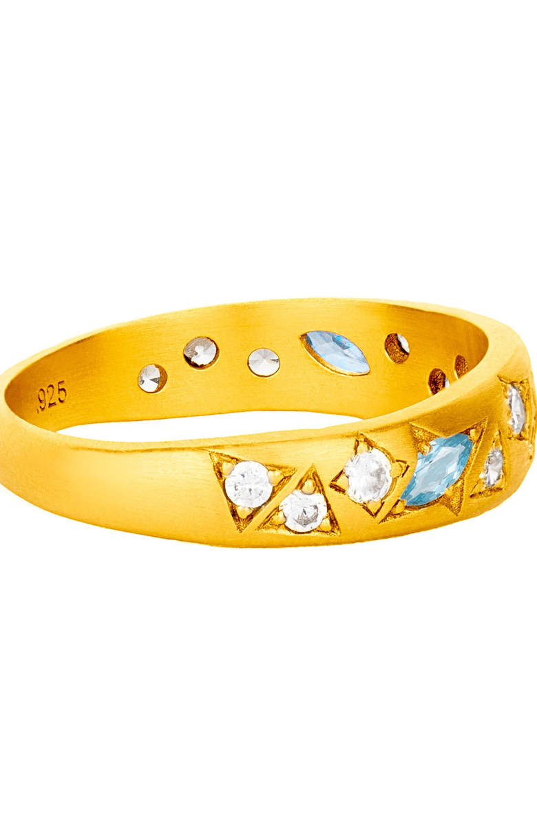 Birthdate Co. The March Birthstone Ring, Alternate, color, 