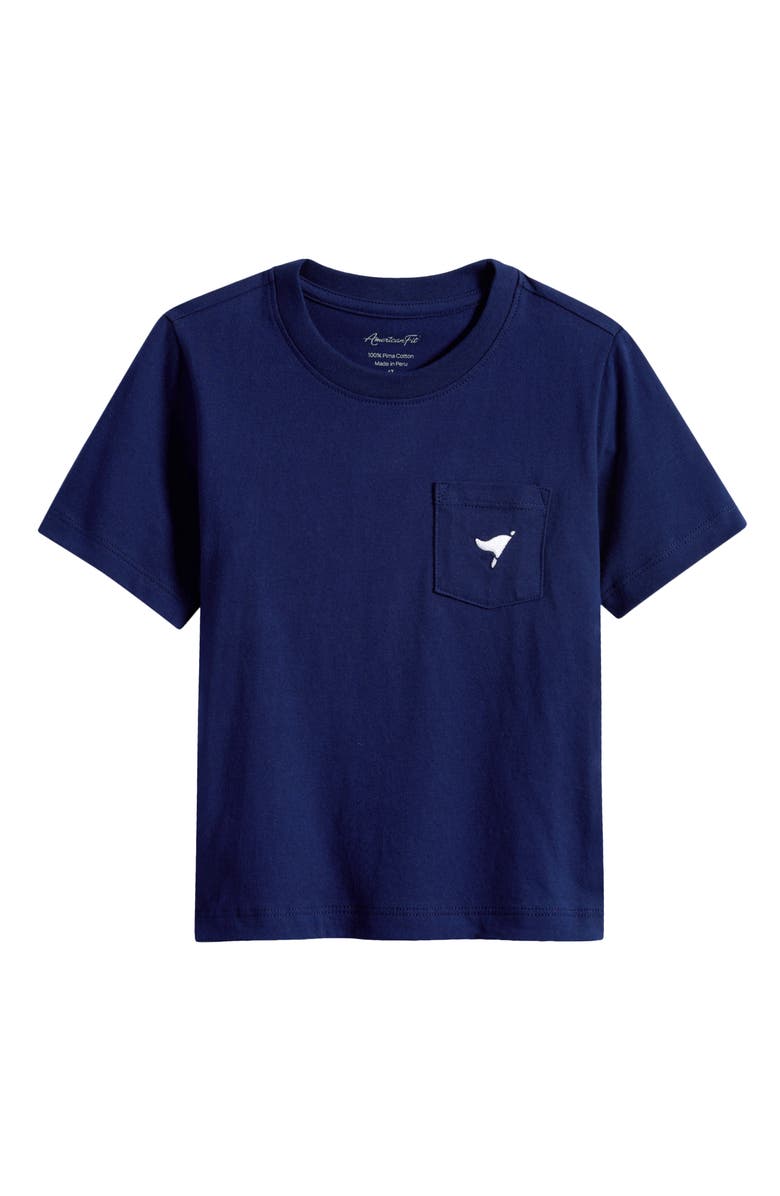 AMERICAN FIT Kids' Baseball Stars Graphic T-Shirt, Main, color, Navy Blue