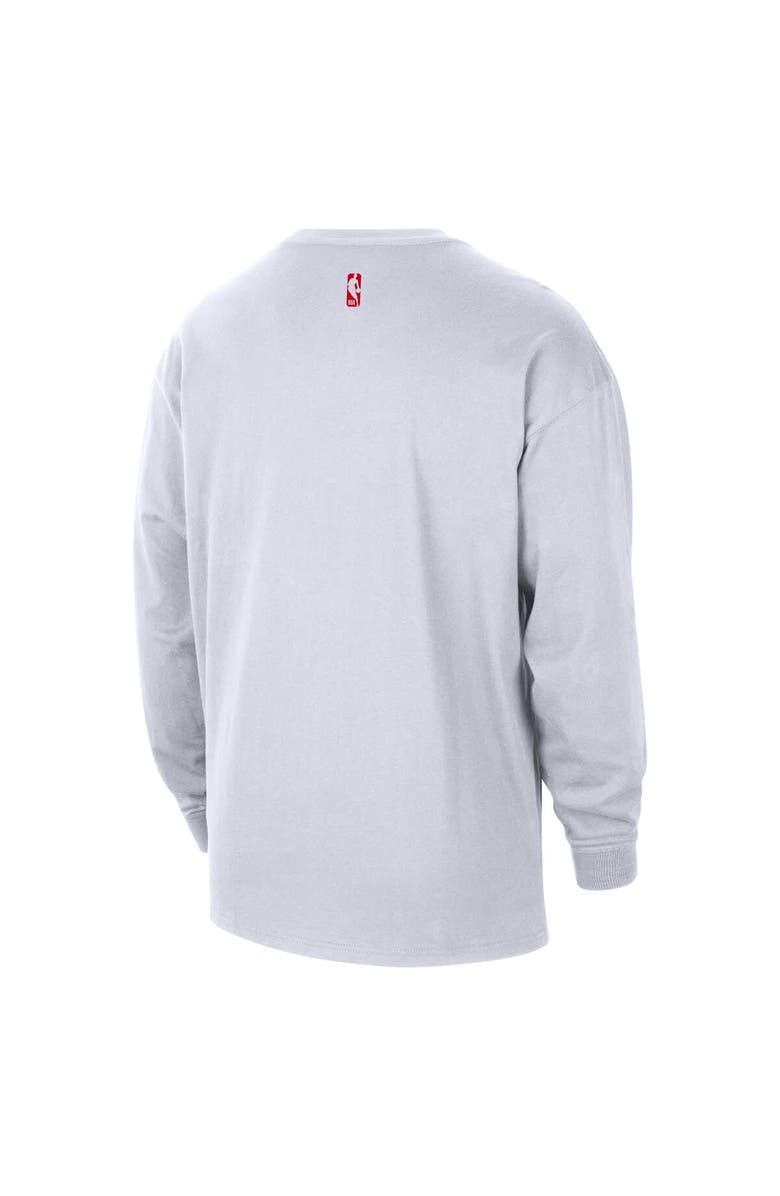 Nike Men's Nike  White Houston Rockets 2025/26 City Edition Remix Essential Logo Long Sleeve T-Shirt, Alternate, color, White
