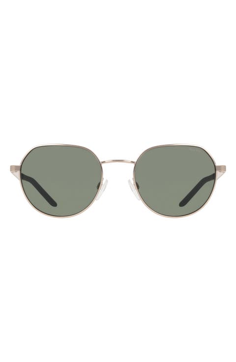 Traveler Trend 52mm Round Sunglasses