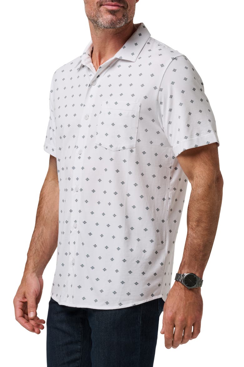 Comfortknit Swing Pocket Polo, Alternate, color, WHITE
