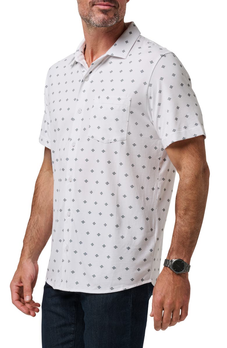 TravisMathew Comfortknit Swing Pocket Polo, Alternate, color, White