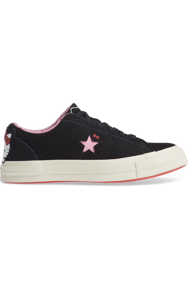 Converse One Star Hello Kitty Sneaker, Alternate, color,