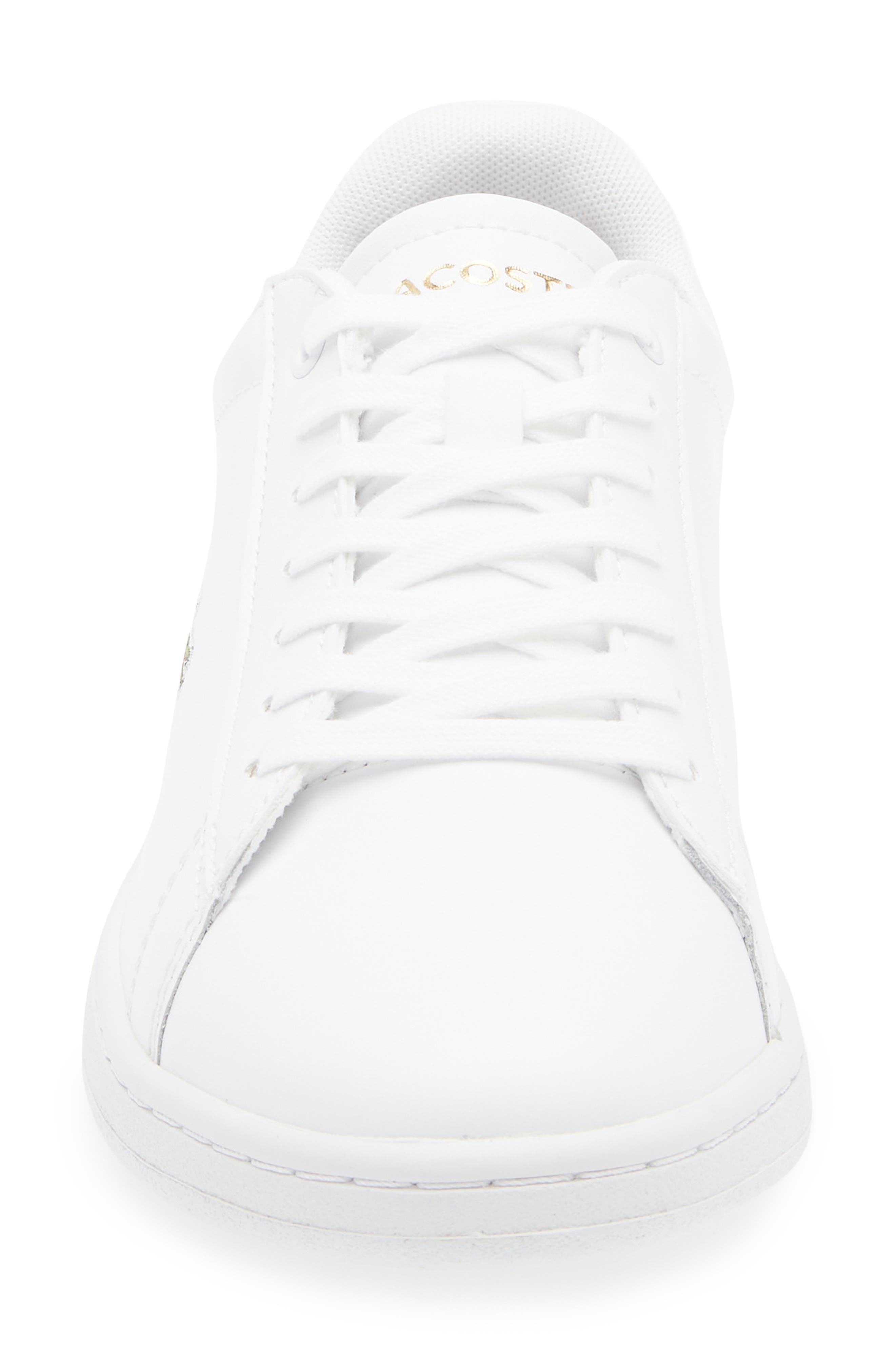 Lacoste Hydez Sneaker, Alternate, color, White/ Gold