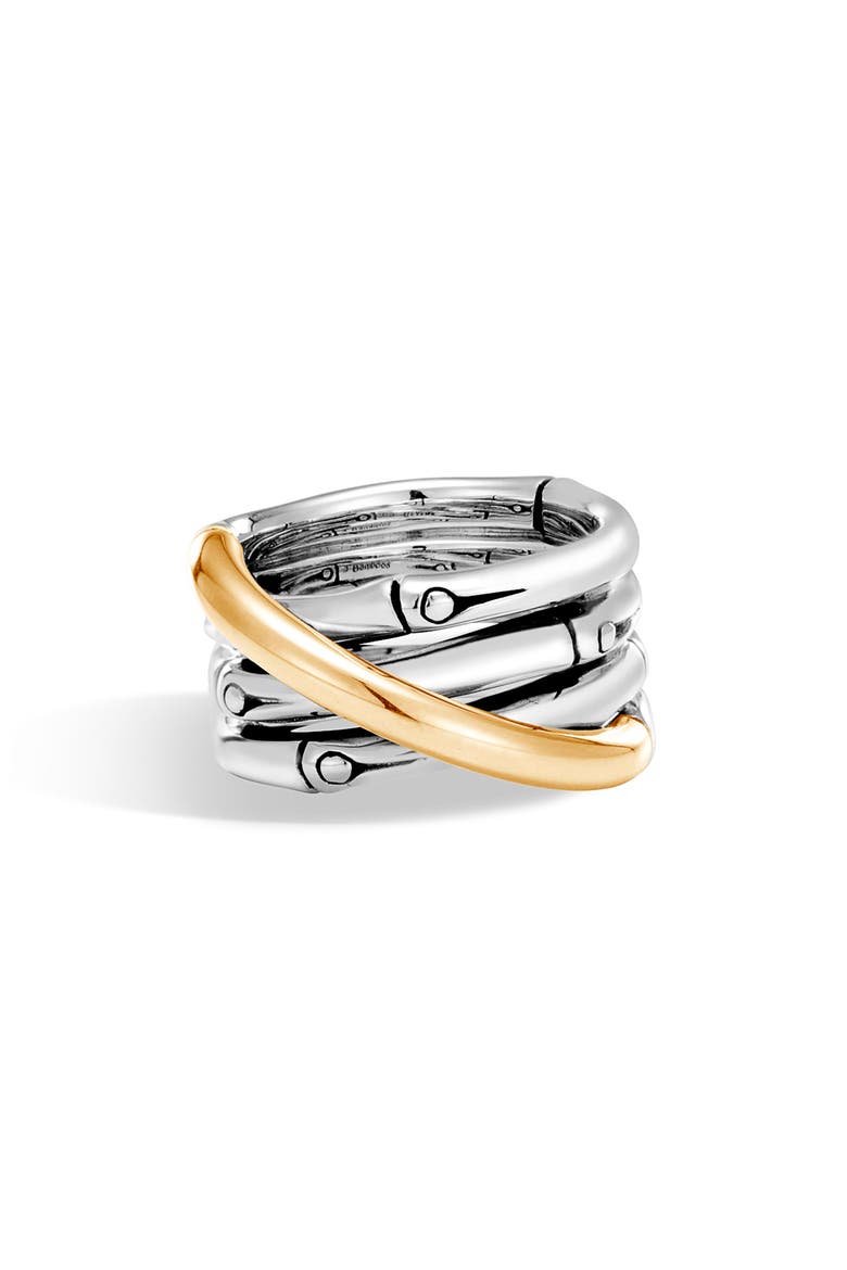 Bamboo Ring, Main, color, SILVER
