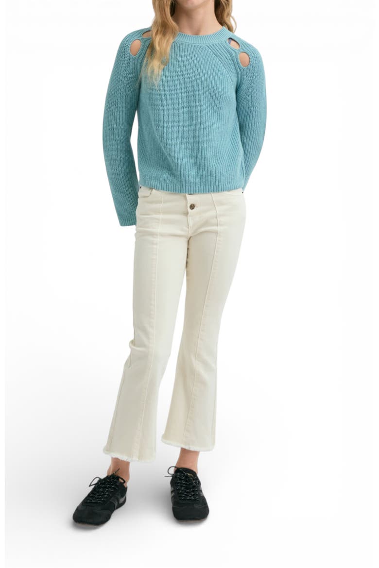 Girls Niza Tricot, Alternate, color, Water