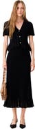 maje Knit skirt with peplum hem