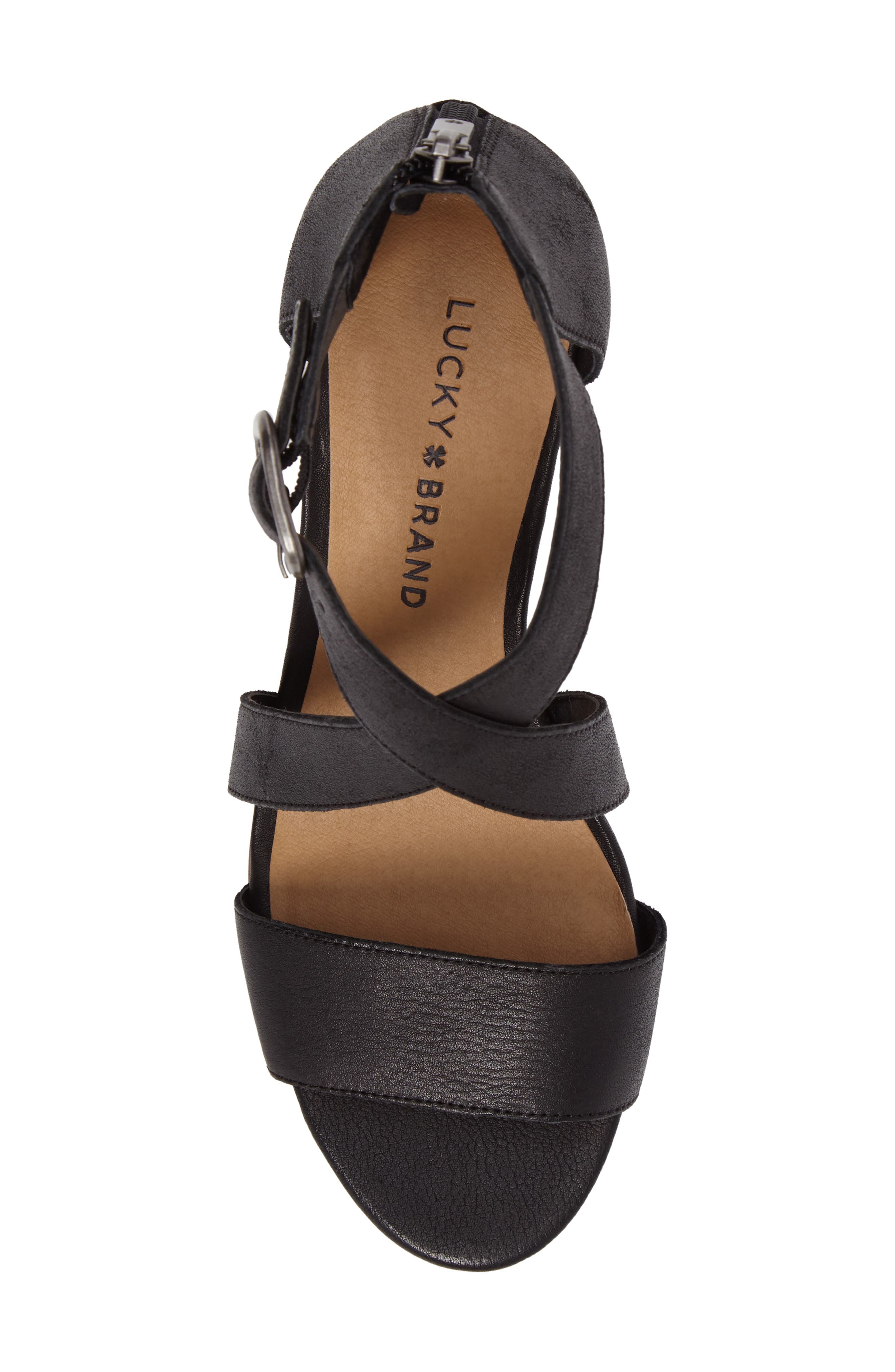 Lucky Brand Jenley Wedge Sandal, Alternate, color, 