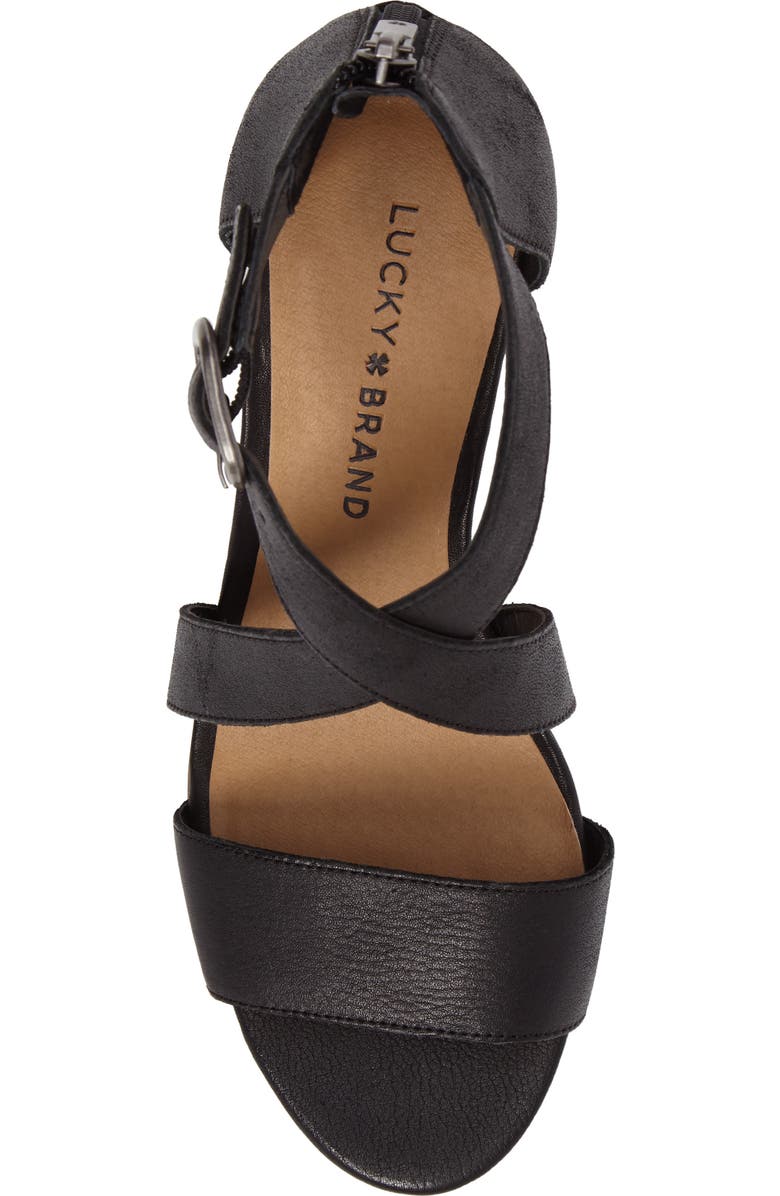 Lucky Brand Jenley Wedge Sandal, Alternate, color,