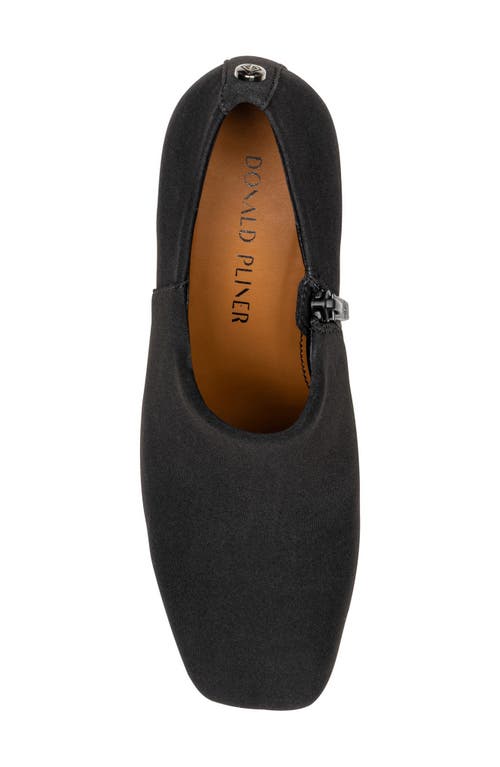 Donald Pliner Pleeze Block Heel Bootie In Black