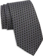 TOM FORD Geo Jacquard Mulberry Silk Tie