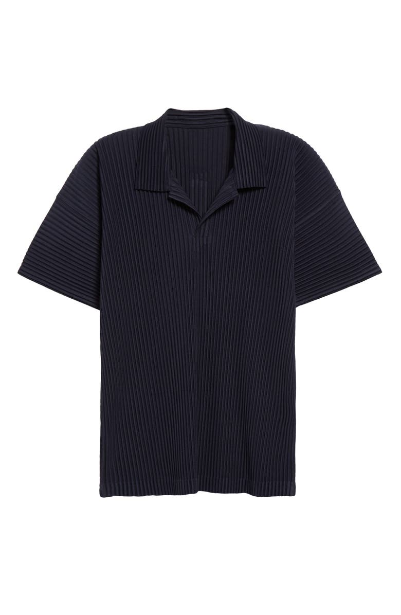 Homme Plissé Issey Miyake Basics Pleated Polo | Nordstrom
