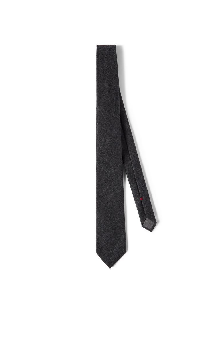 Brunello Cucinelli Piqué shirt with shoulder yoke, Main, color, Lignite Grey