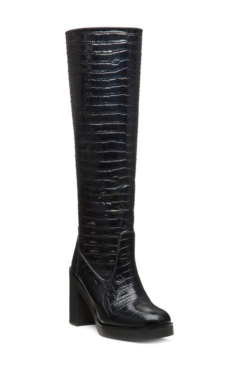 Bethenny Block Heel Tall Boot (Women)
