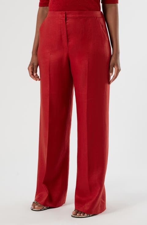 Canapa Linen Wide Leg Pants (Plus)
