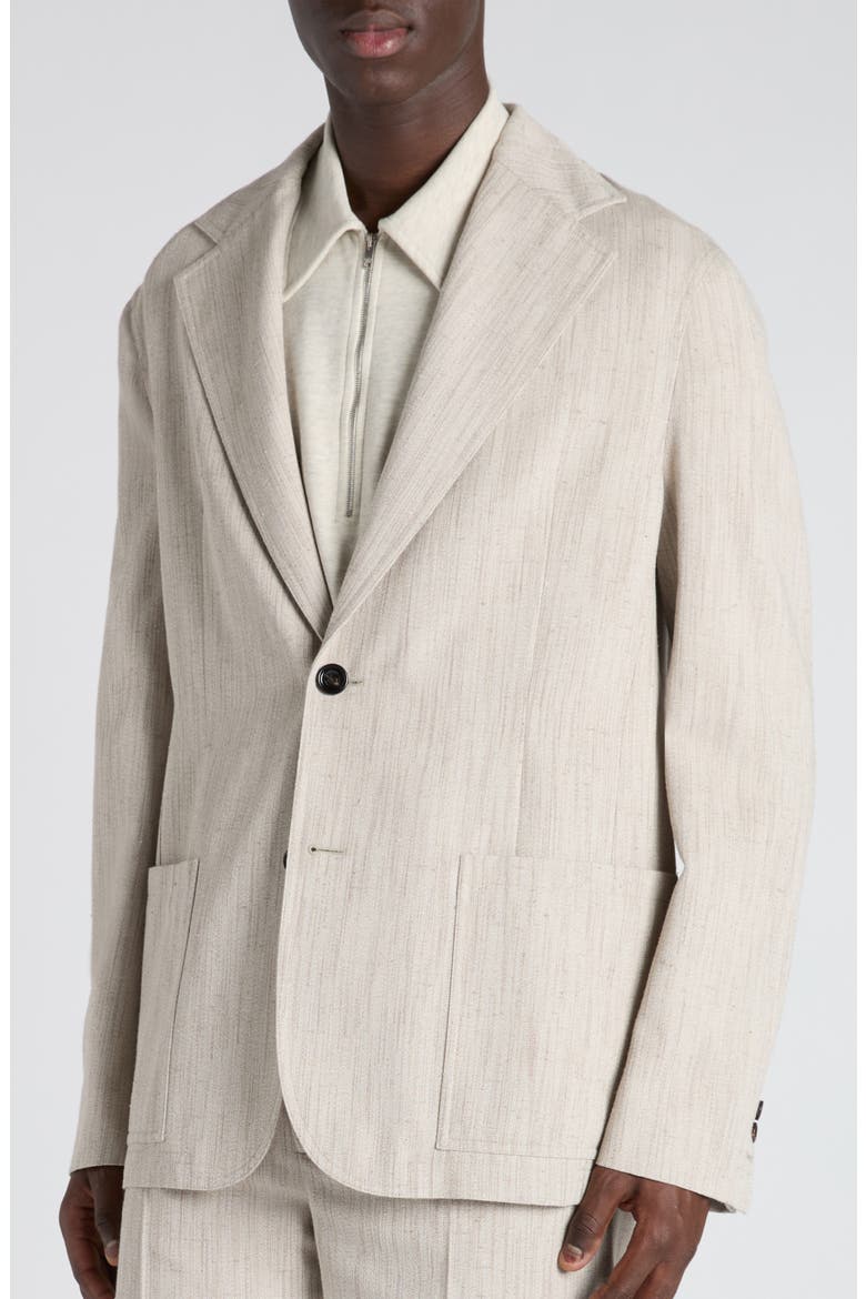 Textured Sport Coat, Alternate, color, 2674 GREY PUTTY